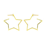 Star Hoop Earrings