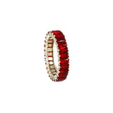 Red Baguette Ring