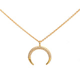 Studded Crescent Moon