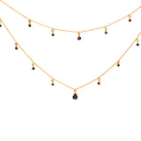 Layered Blue Sapphire Necklace