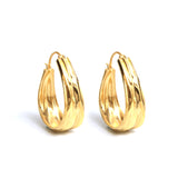 Gold Oval hoops