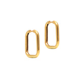 Oval Box Earrings