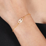 Studded OVal Bracelet