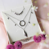 Layered Silver Necklace