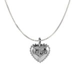 Love Engraved Heart Pendant