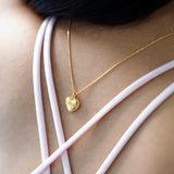 Love Engraved Heart Pendant