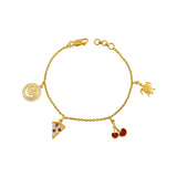 Charms Bracelet (Link) - Made in Fine 925 Silver