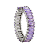 Purple Baguette Ring