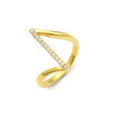 Strand Studded Ring
