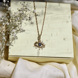 Sparkly Evil Eye Pendant