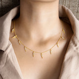 Spike Charm Necklace