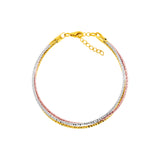 Tri Tone Bracelet
