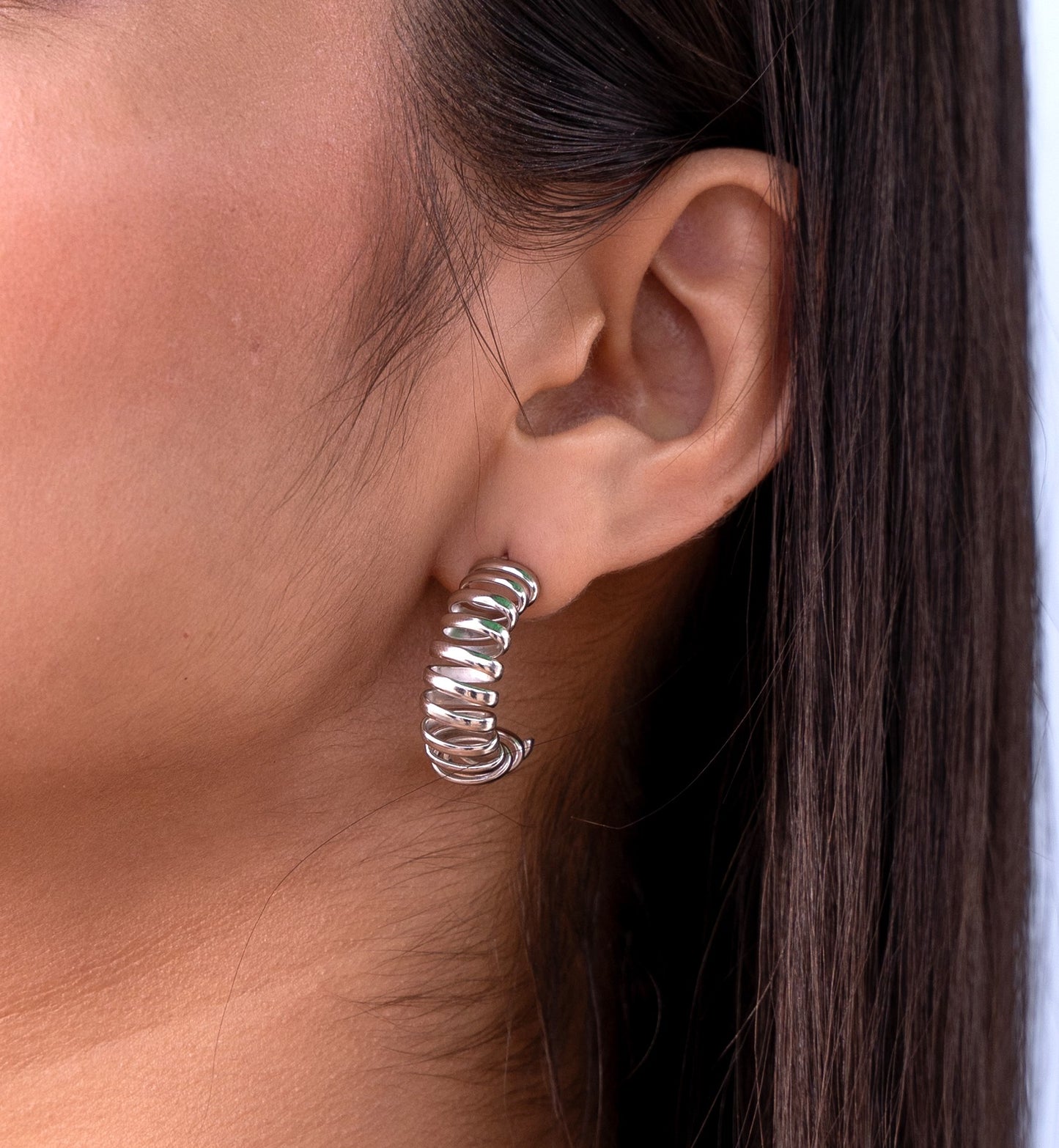 Twisted Spiral Earrings