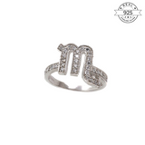 Scorpio Zodiac Ring Made of Fine 925 Silver