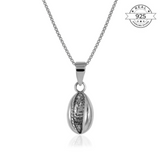 Coffee Bean Pendant Made of Fine 925 Silver