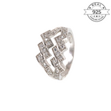 Aquarius Zodiac Ring Made of Fine 925 Silver