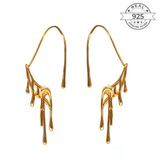 Glam Drop Earrings Made of Fine 925 Silver