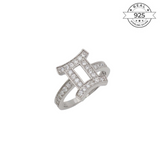 Gemini Zodiac Ring Made from Fine 925 Silver