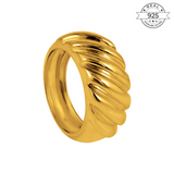 Croissant Band Made of Fine 925 Silver