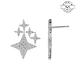 Sparkle Earrings Made of Fine 925 Silver
