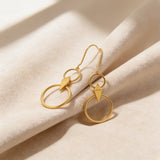 Dual Hoop Danglers