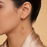 Dual Hoop Danglers