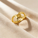 Golden Link Ring