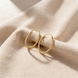 Mini Twisted Hoops