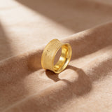 Textured Gold Band