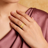 Textured Gold Band
