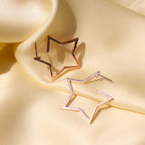 Star Hoop Earrings