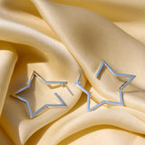 Star Hoop Earrings