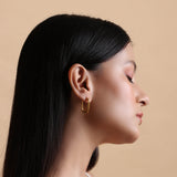 Oval Box Earrings