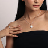 Clover Pendant (White)