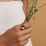 Yin Yang Signet Ring
