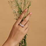 Oval Eternity Band