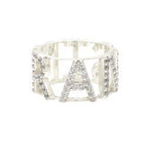 Bling Studded Name Ring