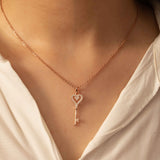 Heart & Key Pendant